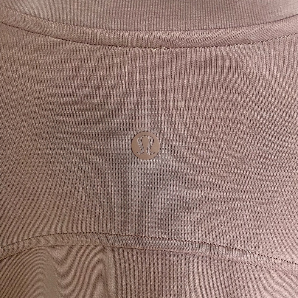 Lululemon Mauve Brushed Softstreme Half Zip - Picture 3 of 5
